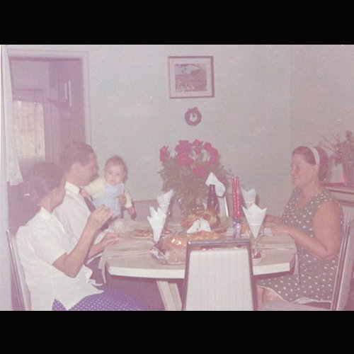 Lourdes, Jacir com filho Acyr e Helma